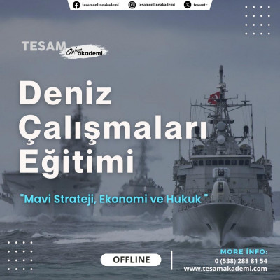 Deniz Çalışmaları Online Eğitim Programı: Mavi Strateji, Ekonomi ve Hukuk