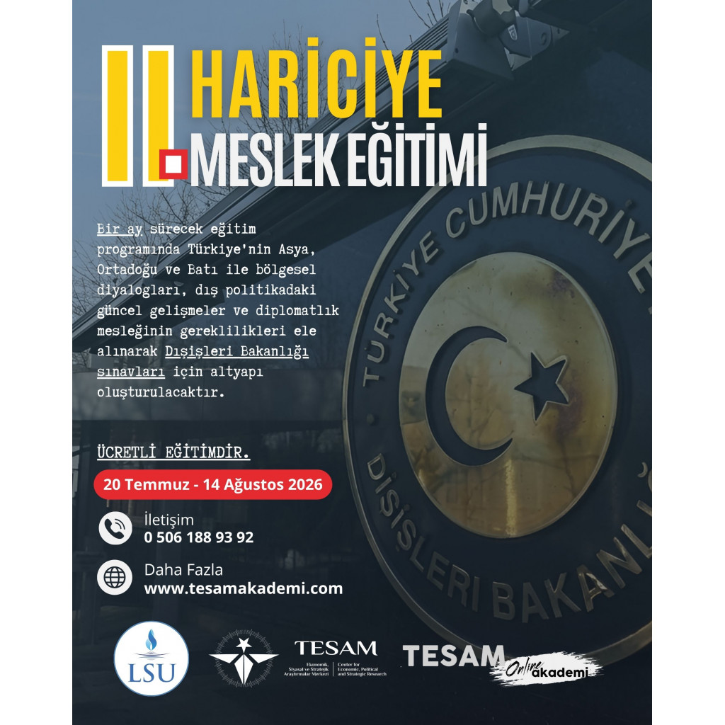 II. HARİCİYE MESLEK EĞİTİMİ
