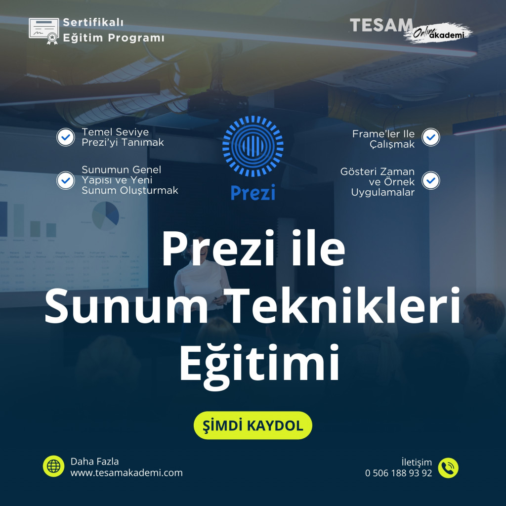 -Prezi ile Sunumu Teknikleri Eğitimi